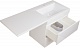 Style Line Мебель для ванной Даллас 150 R Люкс Plus 2 ящика подвесная белая – картинка-32